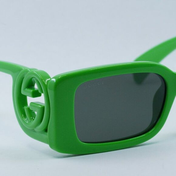 EXCLUSIVE SALE! GUCCI GG1325S 009 ACID GREEN/GREY SUNGLASSES main image 5